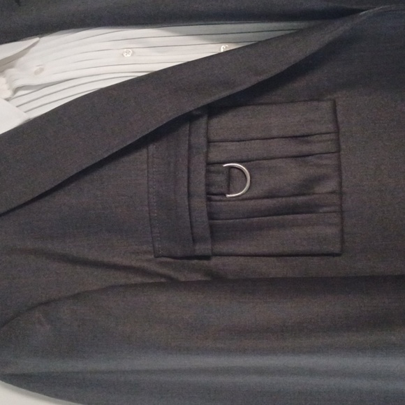 LANZINO UTILITARIAN Grey Blazer, XXL - Big & Tall - Picture 5 of 11